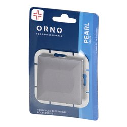 ŁĄCZNIK KRZYŻOWY P/T PEARL, 10A, 250V, WP-8P, ANTRACYT ORNO ŁĄCZNIK KRZYŻOWY P/T PEARL, 10A, 250V, WP-8P, ANTRACYT ORNO