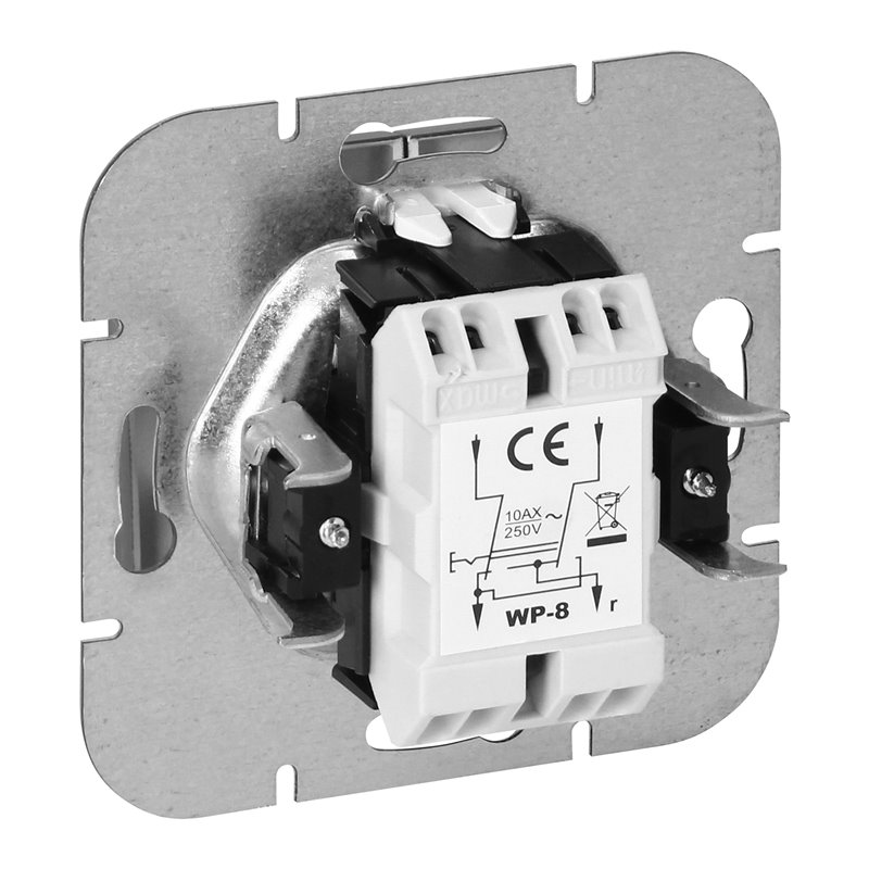 ŁĄCZNIK KRZYŻOWY P/T PEARL, 10A, 250V, WP-8P, ANTRACYT ORNO ŁĄCZNIK KRZYŻOWY P/T PEARL, 10A, 250V, WP-8P, ANTRACYT ORNO