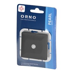 ŁĄCZNIK KRZYŻOWY P/T Z PODŚWIETLENIEM PEARL, WP-8P/S, CZARNY ORNO ŁĄCZNIK KRZYŻOWY P/T Z PODŚWIETLENIEM PEARL, WP-8P/S, CZARNY ORNO