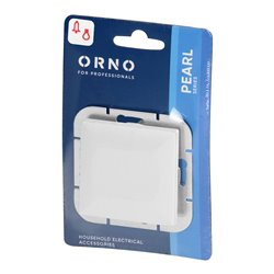 PRZYCISK DZWONEK P/T PEARL, 10A, 250V, WP-6/7P, BIAŁY ORNO PRZYCISK DZWONEK P/T PEARL, 10A, 250V, WP-6/7P, BIAŁY ORNO