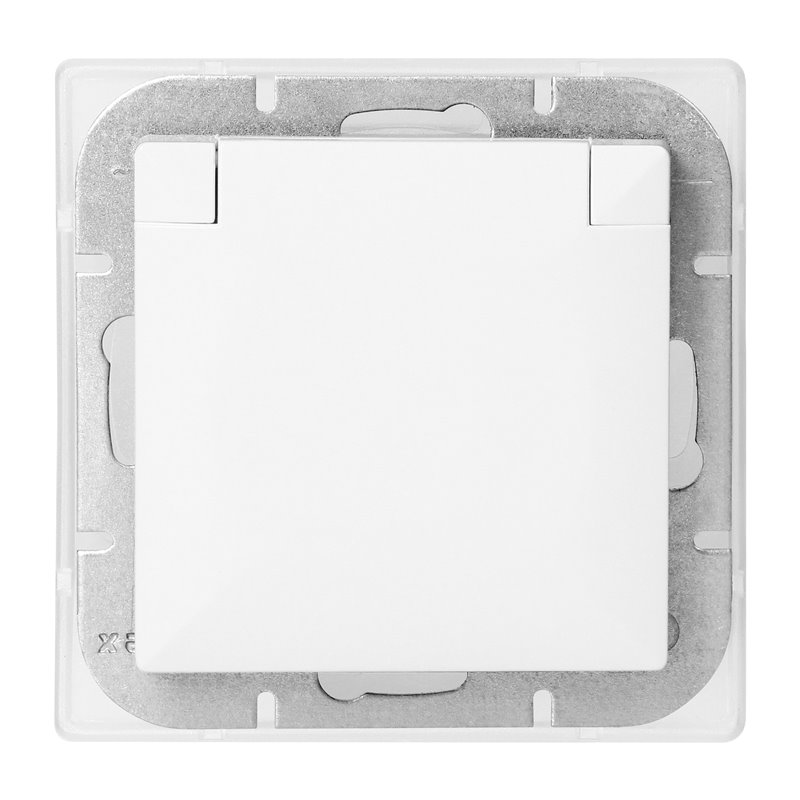 GNIAZDO POJEDYNCZE P/T 2P+Z SCHUKO BRYZGOSZCZELNE Z KLAPKĄ PEARL, 16A, 250V, PT-17PH, BIAŁY ORNO GNIAZDO POJEDYNCZE P/T 2P+Z SCHUKO BRYZGOSZCZELNE Z KLAPKĄ PEARL, 16A, 250V, PT-17PH, BIAŁY ORNO