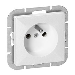 GNIAZDO POJEDYNCZE P/T 2P+Z PEARL, 16A, 250V, PT-16P, BIAŁY ORNO GNIAZDO POJEDYNCZE P/T 2P+Z PEARL, 16A, 250V, PT-16P, BIAŁY ORNO