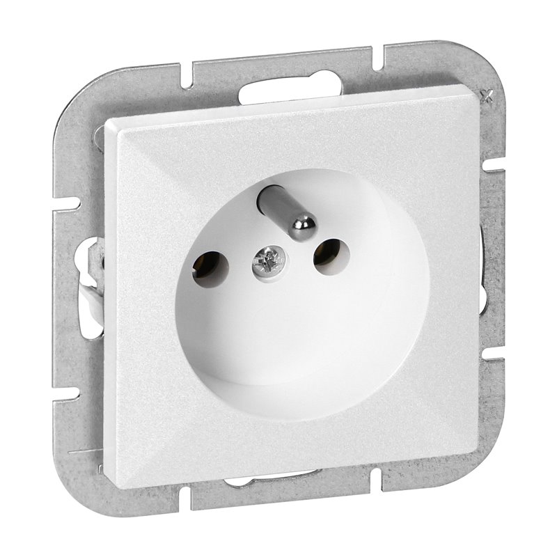 GNIAZDO POJEDYNCZE P/T 2P+Z PEARL, 16A, 250V, PT-16P, BIAŁY ORNO GNIAZDO POJEDYNCZE P/T 2P+Z PEARL, 16A, 250V, PT-16P, BIAŁY ORNO