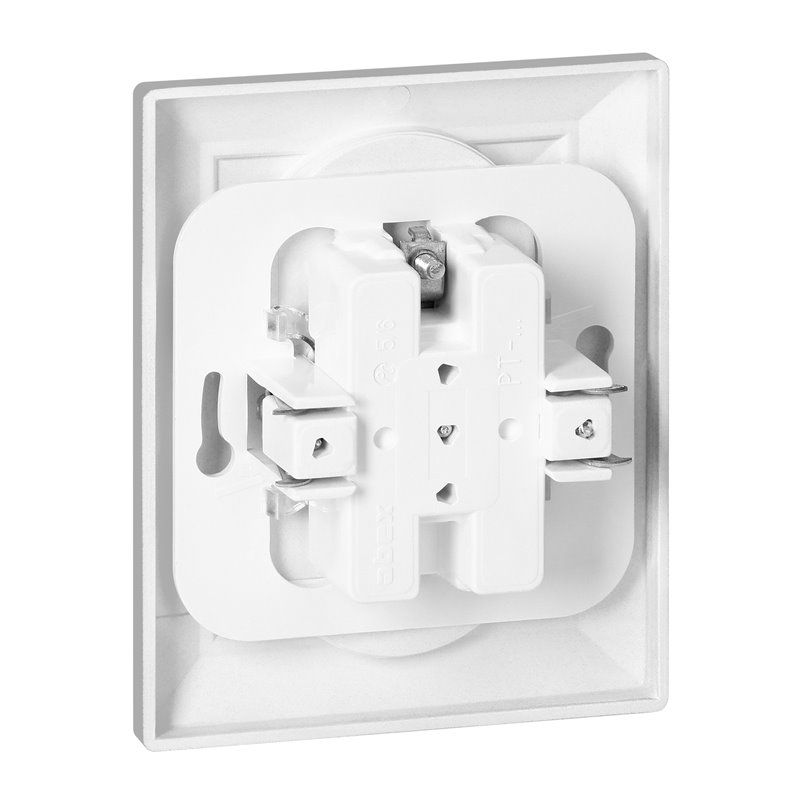 GNIAZDO PODWÓJNE P/T 2X2P+Z PEARL, 16A, 250V, PT-6 P, BIAŁY ORNO GNIAZDO PODWÓJNE P/T 2X2P+Z PEARL, 16A, 250V, PT-6 P, BIAŁY ORNO