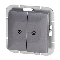 ŁĄCZNIK ROLETOWY P/T PEARL, 10A, 250V, WP-10P, ANTRACYT ORNO ŁĄCZNIK ROLETOWY P/T PEARL, 10A, 250V, WP-10P, ANTRACYT ORNO