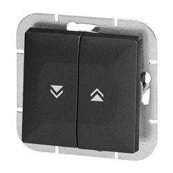 ŁĄCZNIK ROLETOWY P/T PEARL, 10A, 250V, WP-10P, CZARNY ORNO ŁĄCZNIK ROLETOWY P/T PEARL, 10A, 250V, WP-10P, CZARNY ORNO
