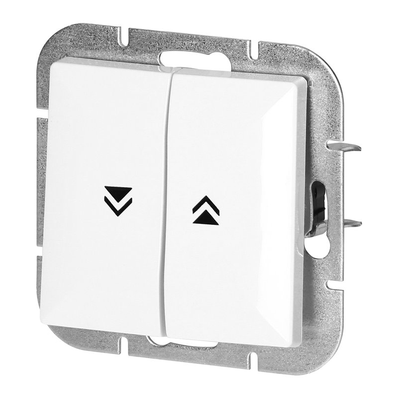 ŁĄCZNIK ROLETOWY P/T PEARL, 10A, 250V, WP-10P, BIAŁY ORNO