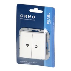 ŁĄCZNIK ROLETOWY P/T PEARL, 10A, 250V, WP-10P, BIAŁY ORNO ŁĄCZNIK ROLETOWY P/T PEARL, 10A, 250V, WP-10P, BIAŁY ORNO