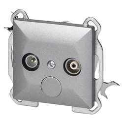 GNIAZDO ABONENCKIE "RTV" PEARL, 1,5DBT, GAP-P/K, ANTRACYT ORNO GNIAZDO ABONENCKIE "RTV" PEARL, 1,5DBT, GAP-P/K, ANTRACYT ORNO