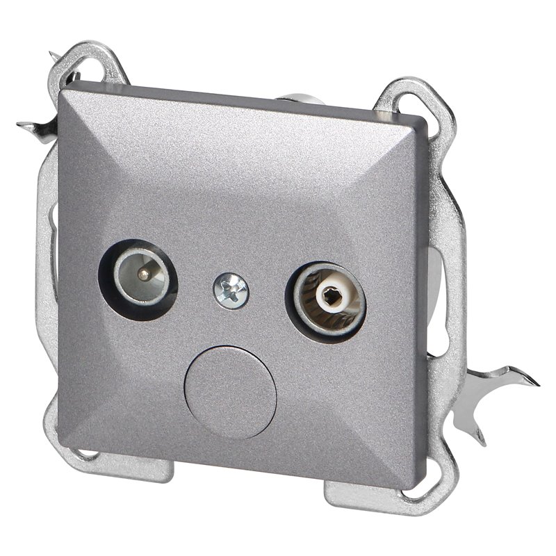 GNIAZDO ABONENCKIE "RTV" PEARL, 1,5DBT, GAP-P/K, ANTRACYT ORNO GNIAZDO ABONENCKIE "RTV" PEARL, 1,5DBT, GAP-P/K, ANTRACYT ORNO