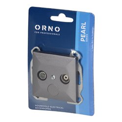 GNIAZDO ABONENCKIE "RTV" PEARL, 1,5DBT, GAP-P/K, ANTRACYT ORNO GNIAZDO ABONENCKIE "RTV" PEARL, 1,5DBT, GAP-P/K, ANTRACYT ORNO