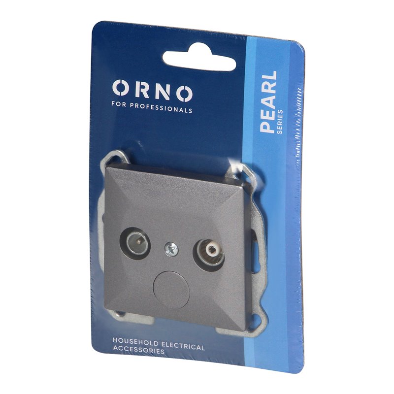 GNIAZDO ABONENCKIE "RTV" PEARL, 1,5DBT, GAP-P/K, ANTRACYT ORNO GNIAZDO ABONENCKIE "RTV" PEARL, 1,5DBT, GAP-P/K, ANTRACYT ORNO
