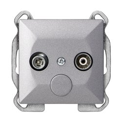 GNIAZDO ABONENCKIE "RTV" PEARL, 1,5DBT, GAP-P/K, ANTRACYT ORNO GNIAZDO ABONENCKIE "RTV" PEARL, 1,5DBT, GAP-P/K, ANTRACYT ORNO