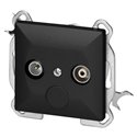 GNIAZDO ABONENCKIE "RTV" PEARL, 1,5DBT, GAP-P/K, CZARNY ORNO GNIAZDO ABONENCKIE "RTV" PEARL, 1,5DBT, GAP-P/K, CZARNY ORNO