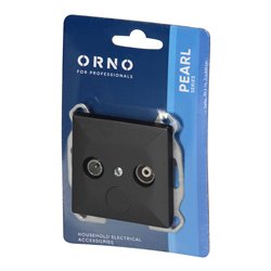 GNIAZDO ABONENCKIE "RTV" PEARL, 1,5DBT, GAP-P/K, CZARNY ORNO GNIAZDO ABONENCKIE "RTV" PEARL, 1,5DBT, GAP-P/K, CZARNY ORNO