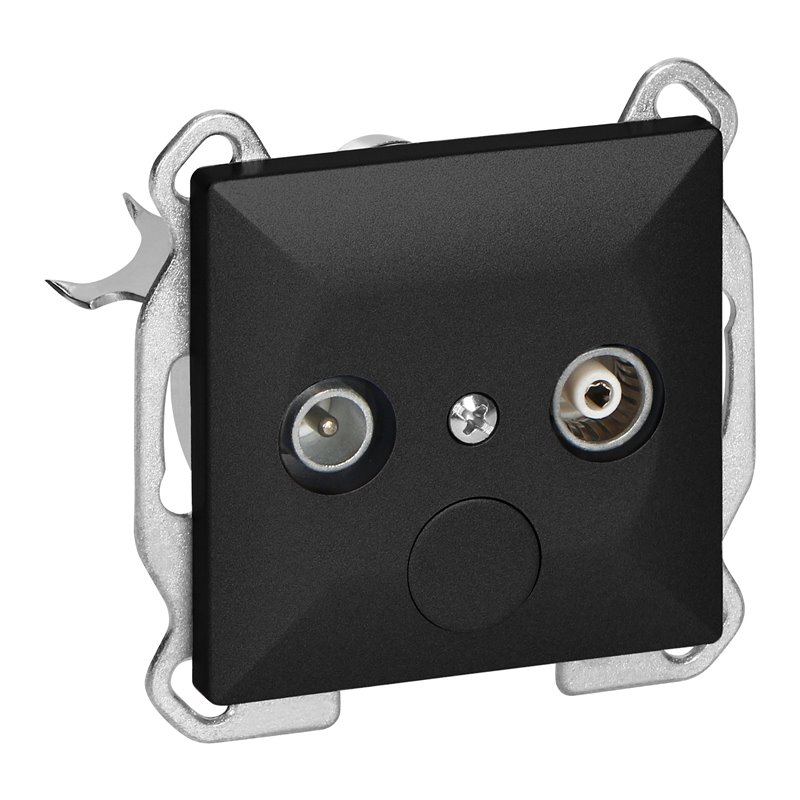 GNIAZDO ABONENCKIE "RTV" PEARL, 1,5DBT, GAP-P/K, CZARNY ORNO GNIAZDO ABONENCKIE "RTV" PEARL, 1,5DBT, GAP-P/K, CZARNY ORNO