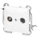 GNIAZDO ABONENCKIE "RTV" PEARL, 1,5DBT, GAP-P/K, BIAŁY ORNO GNIAZDO ABONENCKIE "RTV" PEARL, 1,5DBT, GAP-P/K, BIAŁY ORNO