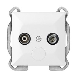 GNIAZDO ABONENCKIE "RTV" PEARL, 1,5DBT, GAP-P/K, BIAŁY ORNO GNIAZDO ABONENCKIE "RTV" PEARL, 1,5DBT, GAP-P/K, BIAŁY ORNO