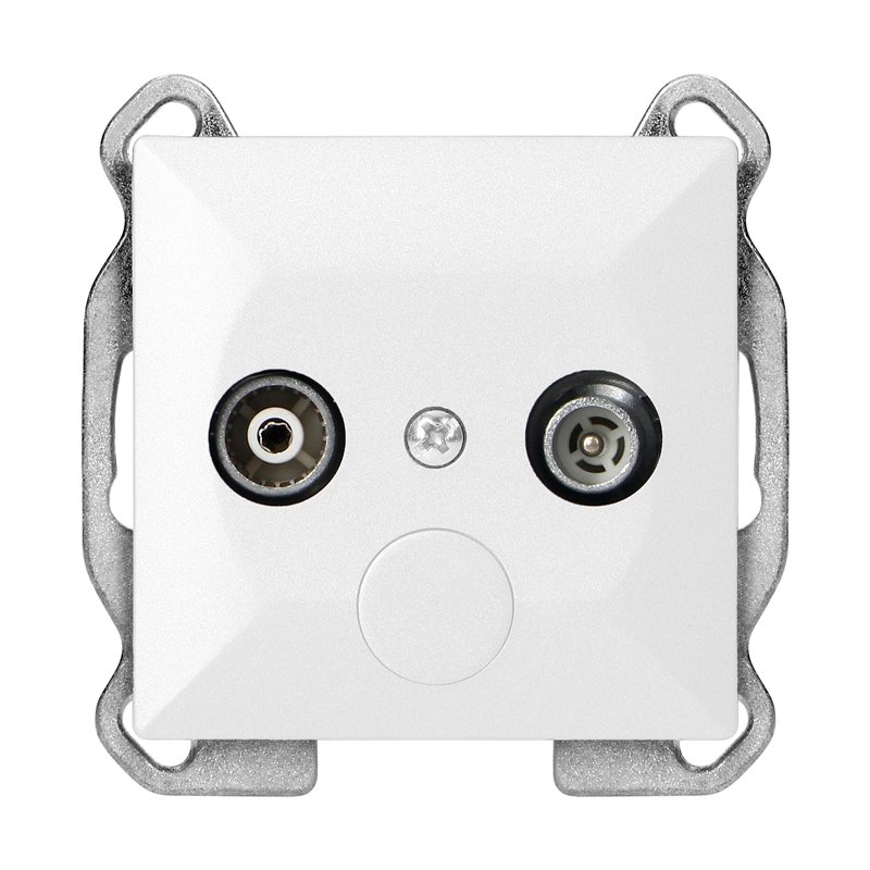GNIAZDO ABONENCKIE "RTV" PEARL, 1,5DBT, GAP-P/K, BIAŁY ORNO GNIAZDO ABONENCKIE "RTV" PEARL, 1,5DBT, GAP-P/K, BIAŁY ORNO