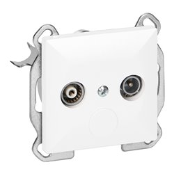 GNIAZDO ABONENCKIE "RTV" PEARL, 1,5DBT, GAP-P/K, BIAŁY ORNO GNIAZDO ABONENCKIE "RTV" PEARL, 1,5DBT, GAP-P/K, BIAŁY ORNO