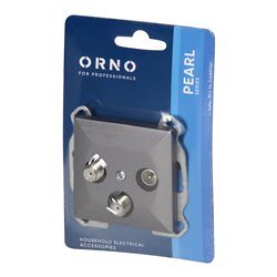GNIAZDO ABONENCKIE ,,RTV/SAT" PEARL, GAPS-2P, ANTRACYT ORNO GNIAZDO ABONENCKIE ,,RTV/SAT" PEARL, GAPS-2P, ANTRACYT ORNO