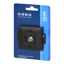 GNIAZDO POJED. TYPU F PEARL, TV/F-F1/P1, CZARNY ORNO GNIAZDO POJED. TYPU F PEARL, TV/F-F1/P1, CZARNY ORNO