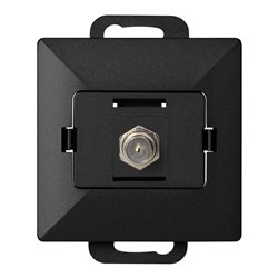 GNIAZDO POJED. TYPU F PEARL, TV/F-F1/P1, CZARNY ORNO GNIAZDO POJED. TYPU F PEARL, TV/F-F1/P1, CZARNY ORNO