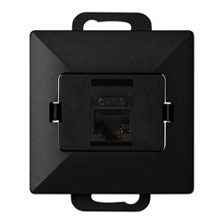 GNIAZDO 1XRJ45 CAT5 PEARL, RJ45-5CAT/P1, CZARNY ORNO GNIAZDO 1XRJ45 CAT5 PEARL, RJ45-5CAT/P1, CZARNY ORNO
