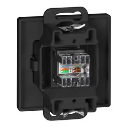 GNIAZDO 1XRJ45 CAT5 PEARL, RJ45-5CAT/P1, CZARNY ORNO GNIAZDO 1XRJ45 CAT5 PEARL, RJ45-5CAT/P1, CZARNY ORNO