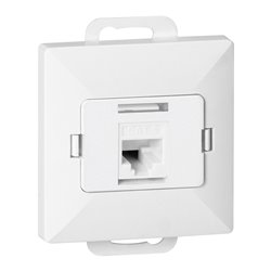 GNIAZDO 1XRJ45 CAT5 PEARL, RJ45-5CAT/P1, BIAŁY ORNO GNIAZDO 1XRJ45 CAT5 PEARL, RJ45-5CAT/P1, BIAŁY ORNO