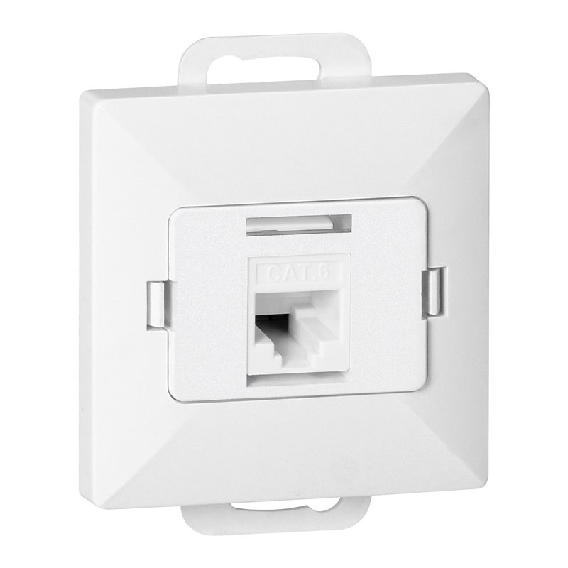 GNIAZDO 1XRJ45 CAT5 PEARL, RJ45-5CAT/P1, BIAŁY ORNO GNIAZDO 1XRJ45 CAT5 PEARL, RJ45-5CAT/P1, BIAŁY ORNO