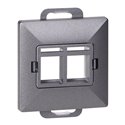 PŁYTKA CZOŁOWA + 2XRJ45 PEARL, PC+ARJ45/P2, ANTRACYT ORNO PŁYTKA CZOŁOWA + 2XRJ45 PEARL, PC+ARJ45/P2, ANTRACYT ORNO