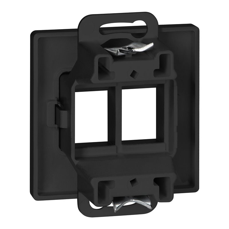 PŁYTKA CZOŁOWA + 2XRJ45 PEARL, PC+ARJ45/P2, CZARNY ORNO PŁYTKA CZOŁOWA + 2XRJ45 PEARL, PC+ARJ45/P2, CZARNY ORNO