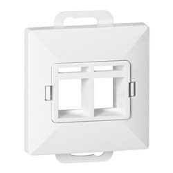 PŁYTKA CZOŁOWA + 2XRJ45 PEARL, PC+ARJ45/P2, BIAŁY ORNO PŁYTKA CZOŁOWA + 2XRJ45 PEARL, PC+ARJ45/P2, BIAŁY ORNO