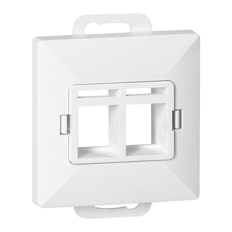 PŁYTKA CZOŁOWA + 2XRJ45 PEARL, PC+ARJ45/P2, BIAŁY ORNO PŁYTKA CZOŁOWA + 2XRJ45 PEARL, PC+ARJ45/P2, BIAŁY ORNO