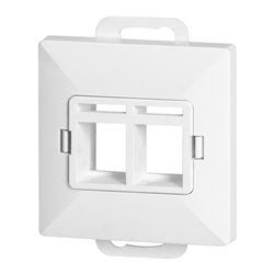 PŁYTKA CZOŁOWA + 2XRJ45 PEARL, PC+ARJ45/P2, BIAŁY ORNO PŁYTKA CZOŁOWA + 2XRJ45 PEARL, PC+ARJ45/P2, BIAŁY ORNO