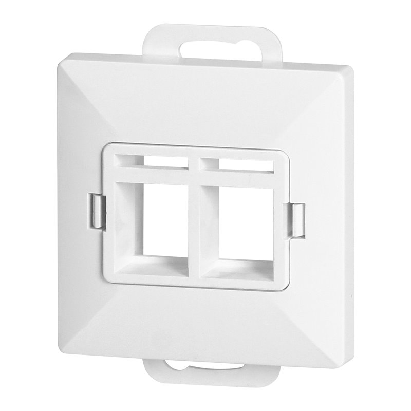 PŁYTKA CZOŁOWA + 2XRJ45 PEARL, PC+ARJ45/P2, BIAŁY ORNO PŁYTKA CZOŁOWA + 2XRJ45 PEARL, PC+ARJ45/P2, BIAŁY ORNO
