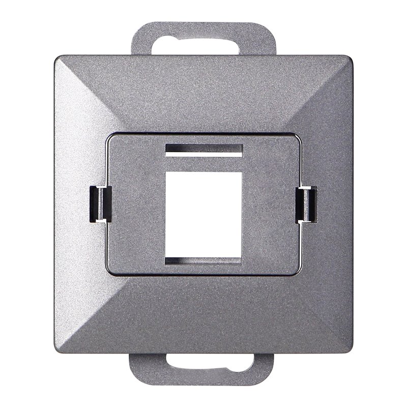 PŁYTKA CZOŁOWA + 1XRJ45 PEARL, PC+ARJ45/P1, ANTRACYT ORNO PŁYTKA CZOŁOWA + 1XRJ45 PEARL, PC+ARJ45/P1, ANTRACYT ORNO