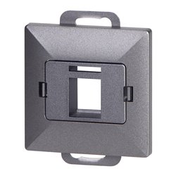 PŁYTKA CZOŁOWA + 1XRJ45 PEARL, PC+ARJ45/P1, ANTRACYT ORNO PŁYTKA CZOŁOWA + 1XRJ45 PEARL, PC+ARJ45/P1, ANTRACYT ORNO