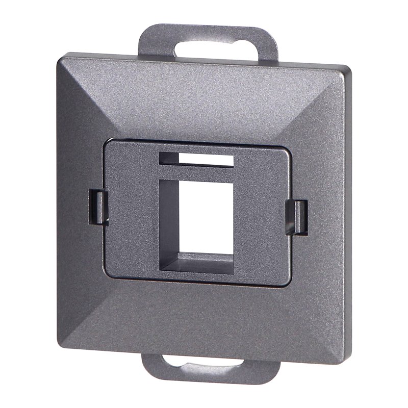 PŁYTKA CZOŁOWA + 1XRJ45 PEARL, PC+ARJ45/P1, ANTRACYT ORNO PŁYTKA CZOŁOWA + 1XRJ45 PEARL, PC+ARJ45/P1, ANTRACYT ORNO