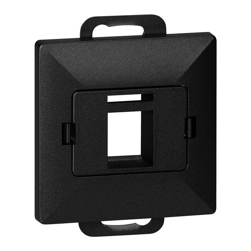PŁYTKA CZOŁOWA + 1XRJ45 PEARL, PC+ARJ45/P1, CZARNY ORNO PŁYTKA CZOŁOWA + 1XRJ45 PEARL, PC+ARJ45/P1, CZARNY ORNO