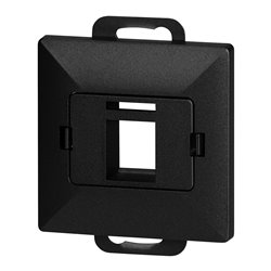 PŁYTKA CZOŁOWA + 1XRJ45 PEARL, PC+ARJ45/P1, CZARNY ORNO PŁYTKA CZOŁOWA + 1XRJ45 PEARL, PC+ARJ45/P1, CZARNY ORNO