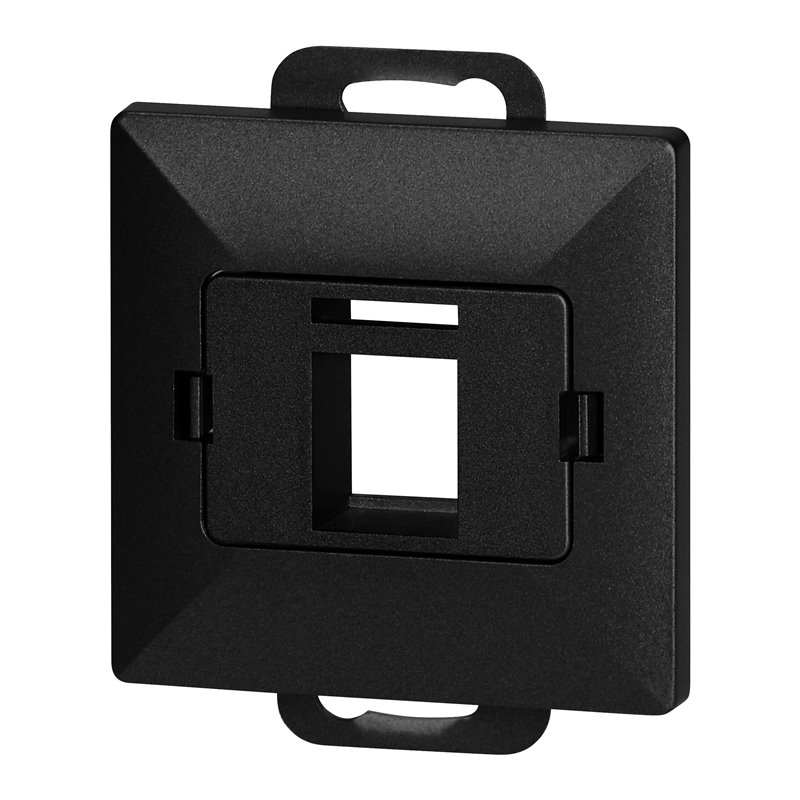 PŁYTKA CZOŁOWA + 1XRJ45 PEARL, PC+ARJ45/P1, CZARNY ORNO PŁYTKA CZOŁOWA + 1XRJ45 PEARL, PC+ARJ45/P1, CZARNY ORNO
