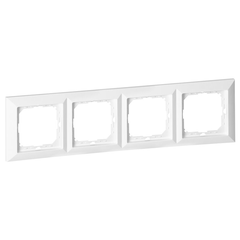 RAMKA POCZWÓRNA PEARL, RA-4P, BIAŁY ORNO RAMKA POCZWÓRNA PEARL, RA-4P, BIAŁY ORNO