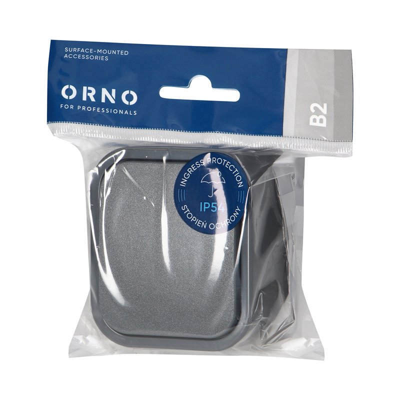 ŁĄCZNIK N/T JEDNOBIEGUNOWY B2, 10A, 250V, IP54, WNT-1B2, SZARY ORNO ŁĄCZNIK N/T JEDNOBIEGUNOWY B2, 10A, 250V, IP54, WNT-1B2, SZARY ORNO