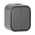 ŁĄCZNIK N/T ŚWIECZNIKOWY B2, 10A, 250V, IP54, WNT-2B2, SZARY ORNO ŁĄCZNIK N/T ŚWIECZNIKOWY B2, 10A, 250V, IP54, WNT-2B2, SZARY ORNO