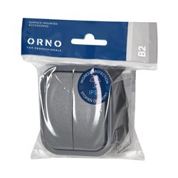 ŁĄCZNIK N/T ŚWIECZNIKOWY B2, 10A, 250V, IP54, WNT-2B2, SZARY ORNO ŁĄCZNIK N/T ŚWIECZNIKOWY B2, 10A, 250V, IP54, WNT-2B2, SZARY ORNO