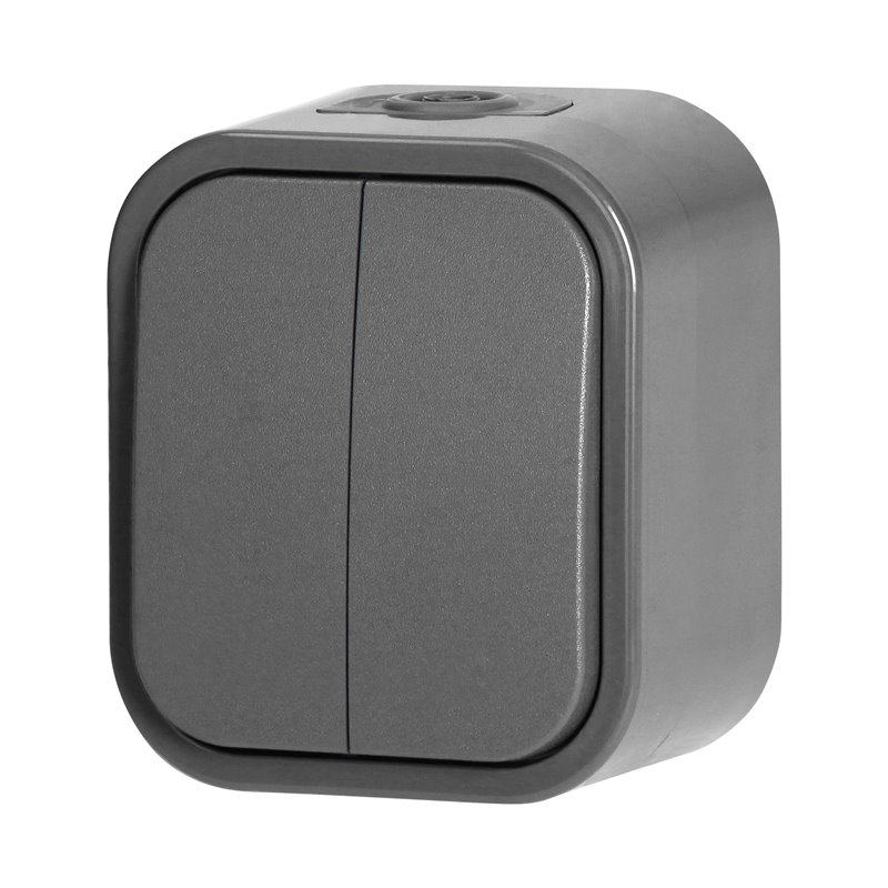 ŁĄCZNIK N/T ŚWIECZNIKOWY B2, 10A, 250V, IP54, WNT-2B2, SZARY ORNO ŁĄCZNIK N/T ŚWIECZNIKOWY B2, 10A, 250V, IP54, WNT-2B2, SZARY ORNO