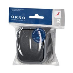 ŁĄCZNIK N/T SCHODOWY B2, 10A, 250V, IP54, WNT-5B2, SZARY/CZARNY ORNO ŁĄCZNIK N/T SCHODOWY B2, 10A, 250V, IP54, WNT-5B2, SZARY/CZARNY ORNO