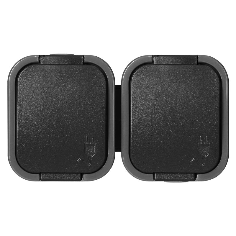 GNIAZDO PODWÓJNE N/T 2P+Z, SCHUKO, BRYZGOSZCZELNE Z KLAPKĄ B2, IP54, NT-7B2, SZARY/CZARNY ORNO GNIAZDO PODWÓJNE N/T 2P+Z, SCHUKO, BRYZGOSZCZELNE Z KLAPKĄ B2, IP54, NT-7B2, SZARY/CZARNY ORNO